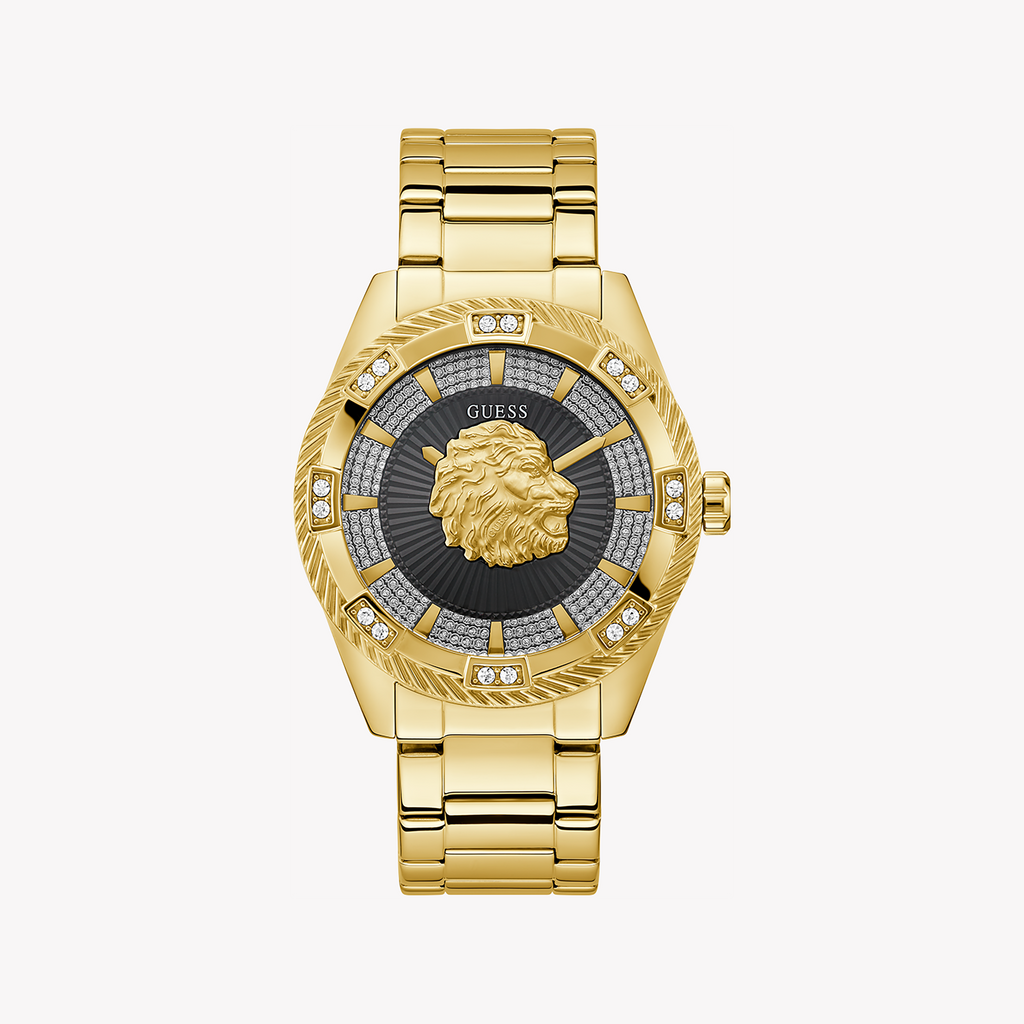 GUESS GW0783G1 BOLD SOPHISTICATION - MEN'S GOLD & BLACK STAINLESS STEEL TIMEPIECE