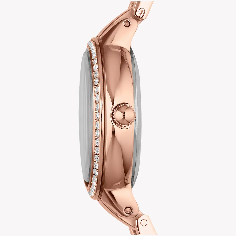 Fossil Women's Rose Gold Watch, Silver Dial | Es3284 by i-watch