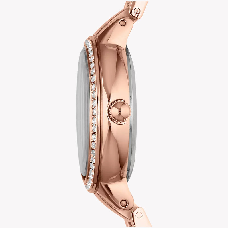 Fossil Women's Rose Gold Watch, Silver Dial | Es3284 by i-watch