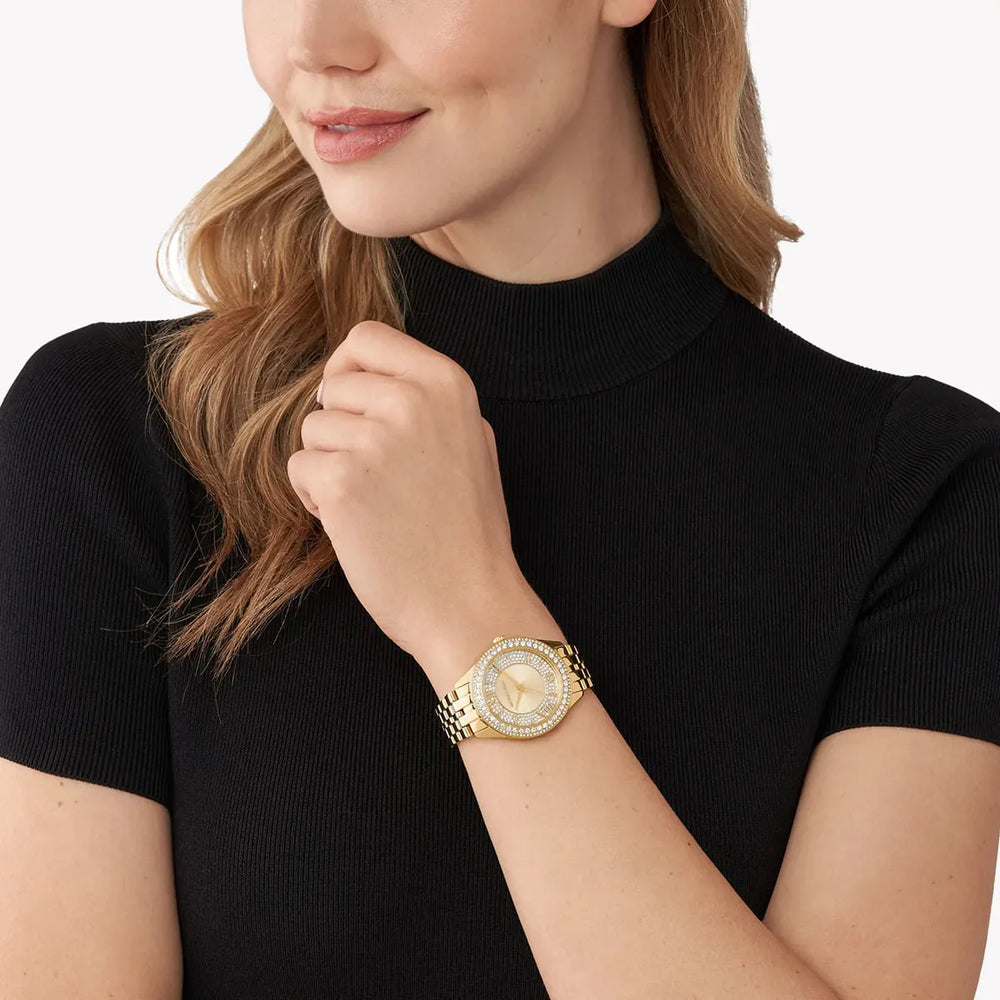 Michael Kors Women's Gold Stainless Steel Watch, Gold Dial | Mk4709 by i-watch