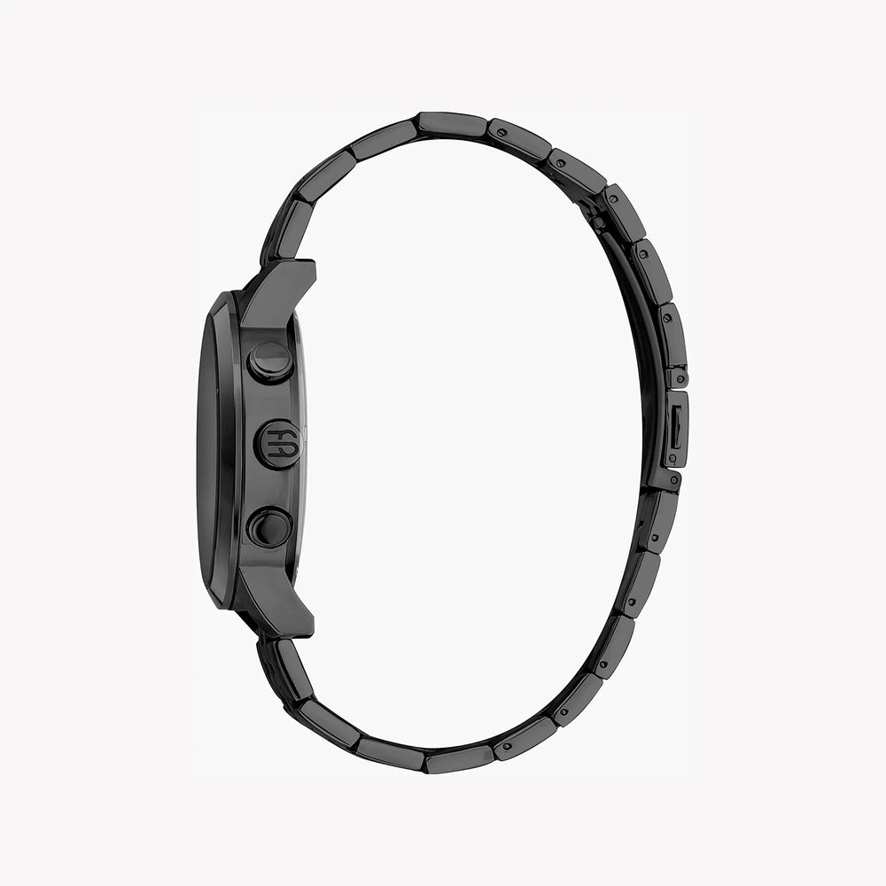 Esprit Men's Black Stainless Steel Watch, Black Dial | Es1g016m0015 by i-watch