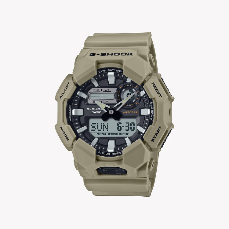 CASIO G-SHOCK GA-010-5AER DYNAMIC VERSATILITY - ECO-FRIENDLY WOMEN'S WATCH IN BEIGE