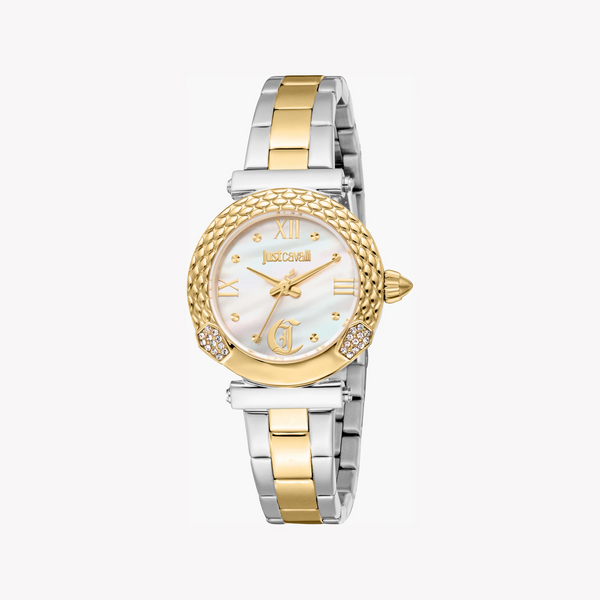 Just Cavalli Women's Two-Tone Watch, White Mop Dial | Jc1l332m0075 by i-watch