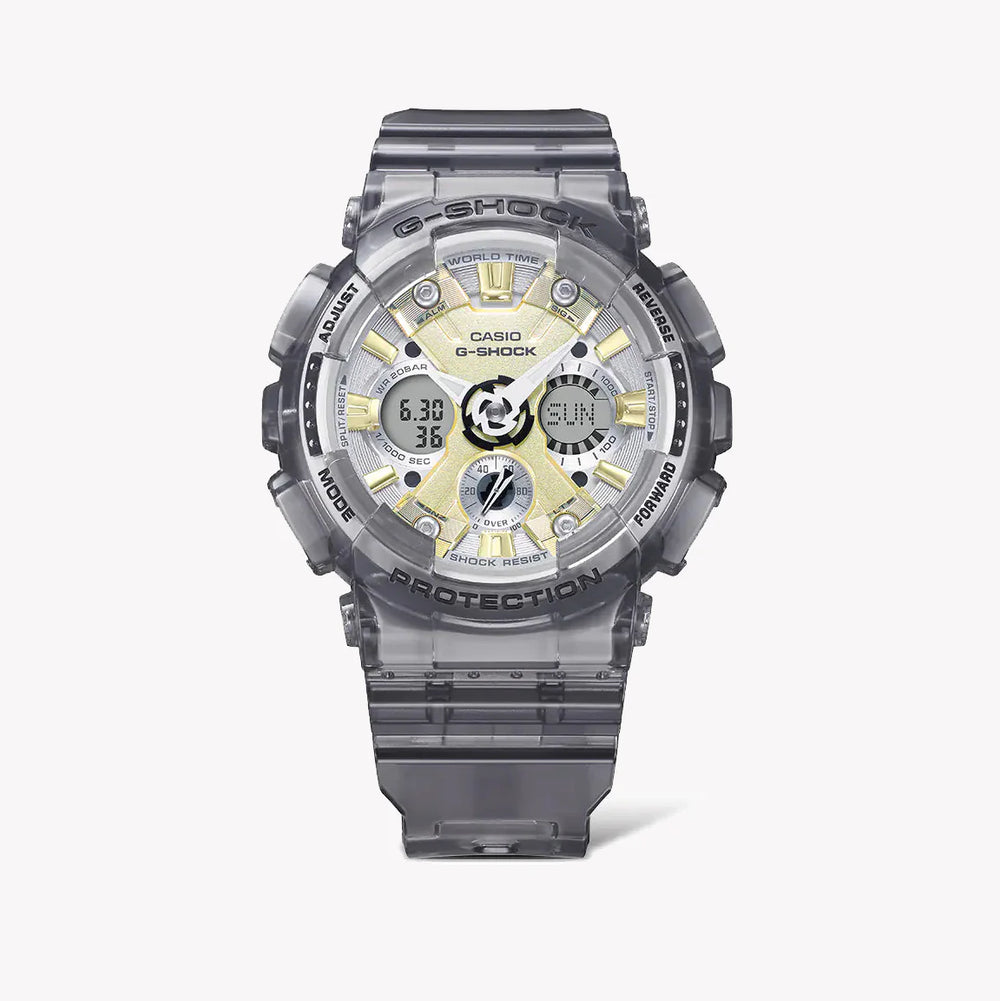 G-Shock Men's Gray Resin Watch, Sporty Design | Gma-S120gs-8adr by i-watch