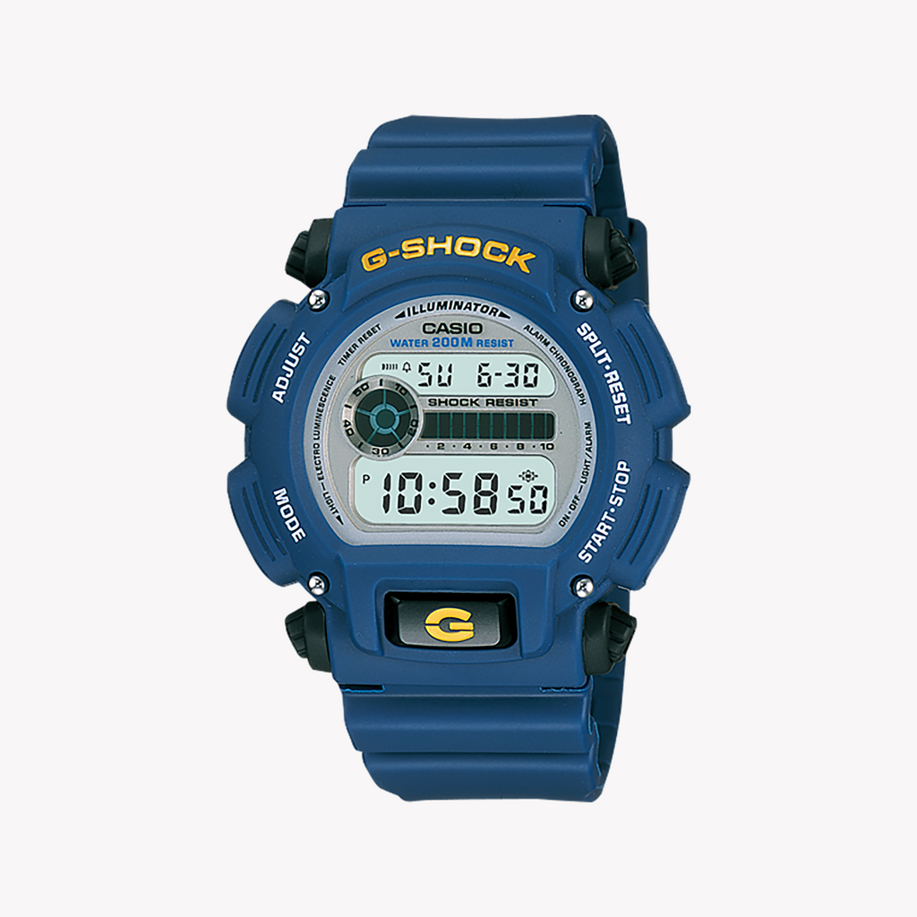 CASIO G-SHOCK DW-9052-2V - TOUGH & SPORTY ADVENTURE WATCH with Blue Resin Band and Dynamic Features