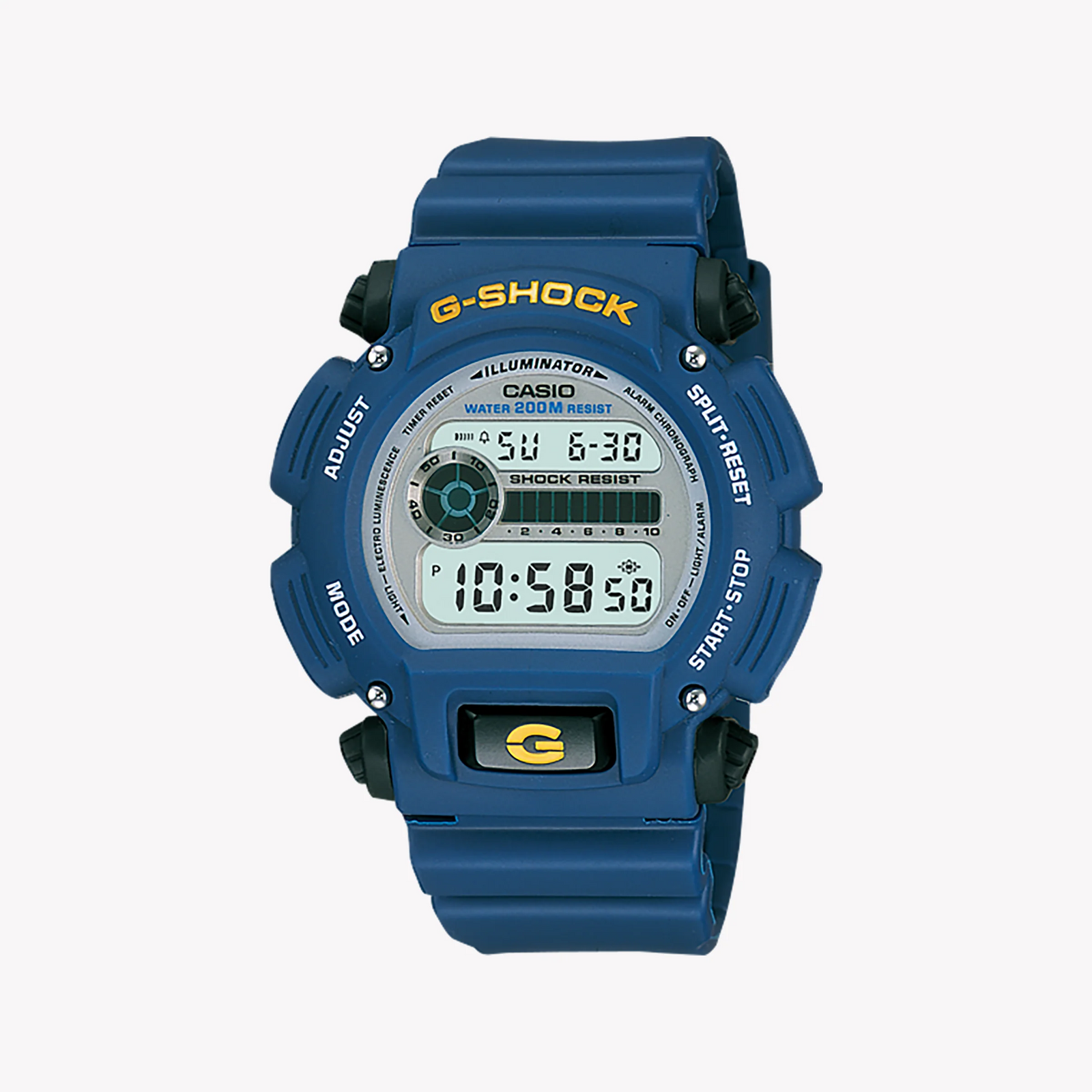 Casio G-Shock Dw-9052-2v - Tough & Sporty Adventure Watch With Blue Resin BAnd and Dynamic Features by i-watch