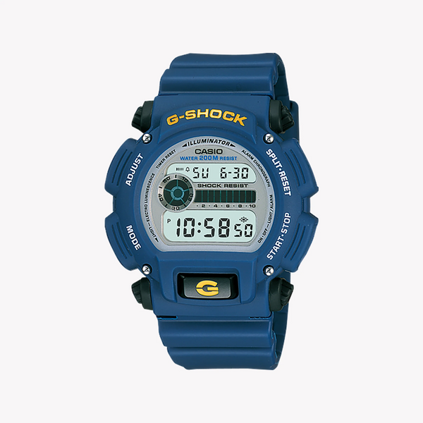 Casio G-Shock Dw-9052-2v - Tough & Sporty Adventure Watch With Blue Resin BAnd and Dynamic Features by i-watch