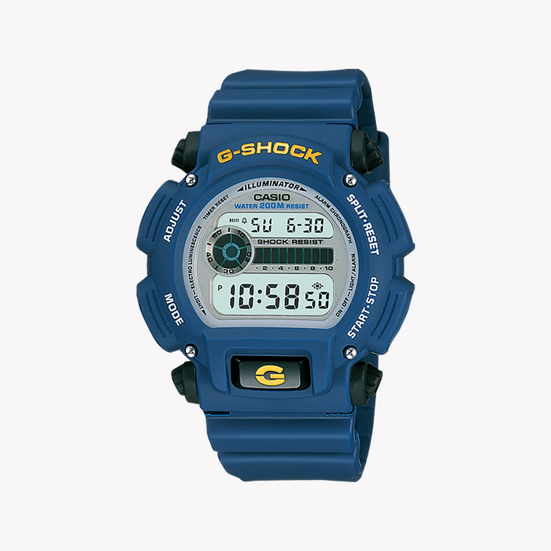 Casio G-Shock Dw-9052-2v - Tough & Sporty Adventure Watch With Blue Resin BAnd and Dynamic Features by i-watch