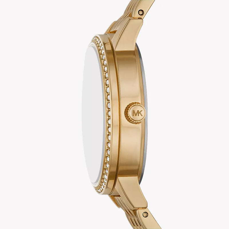Michael Kors Men's Gold Watch, White Dial | Mk1051set by i-watch