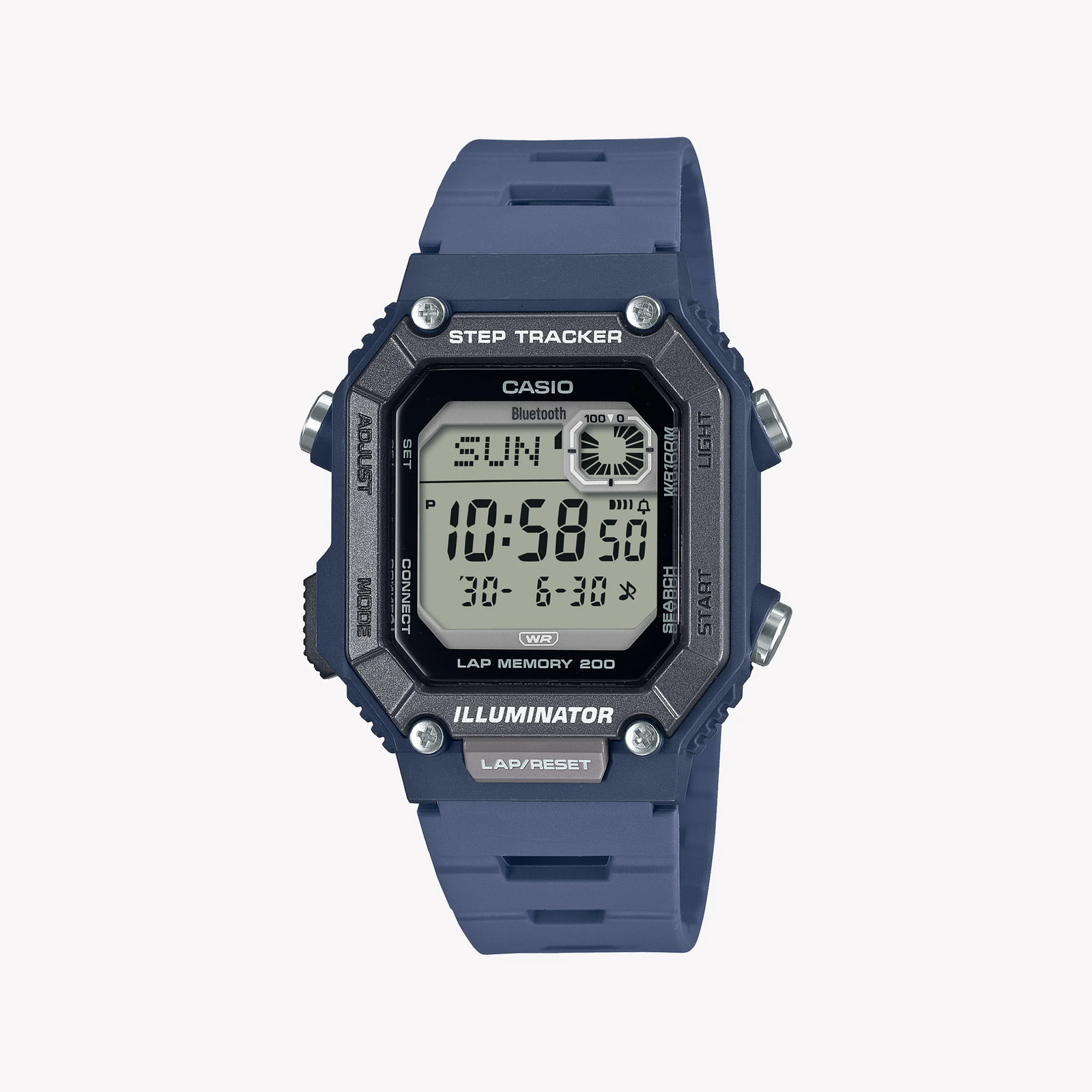 Casio Men's Blue Resin Watch, Sporty Design | Ws-B1000-2avdf by i-watch