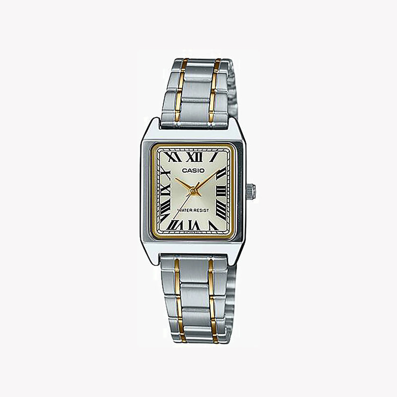 Casio Women's Silver Alloy Watch, White Dial | Ltp-V007sg-9budf by i-watch