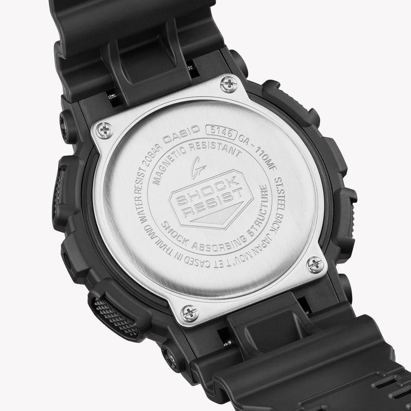 Casio G-Shock Men's Black Resin Watch, Black On Black | Ga-110mf-1aer by i-watch