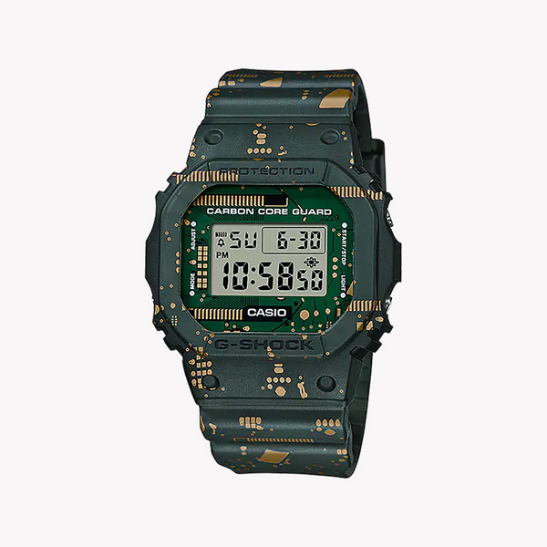 Casio G-Shock Dwe-5600cc-3dr Unmatched Resilience - Bold Green Sport Watch For Men by i-watch
