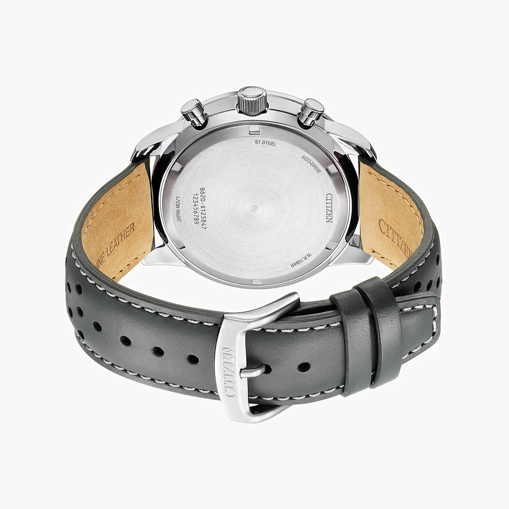 Citizen Ca4500-24h Men's Timepiece - Elegant Chronograph With Leather Band & 5 Atm Water Resistance by i-watch