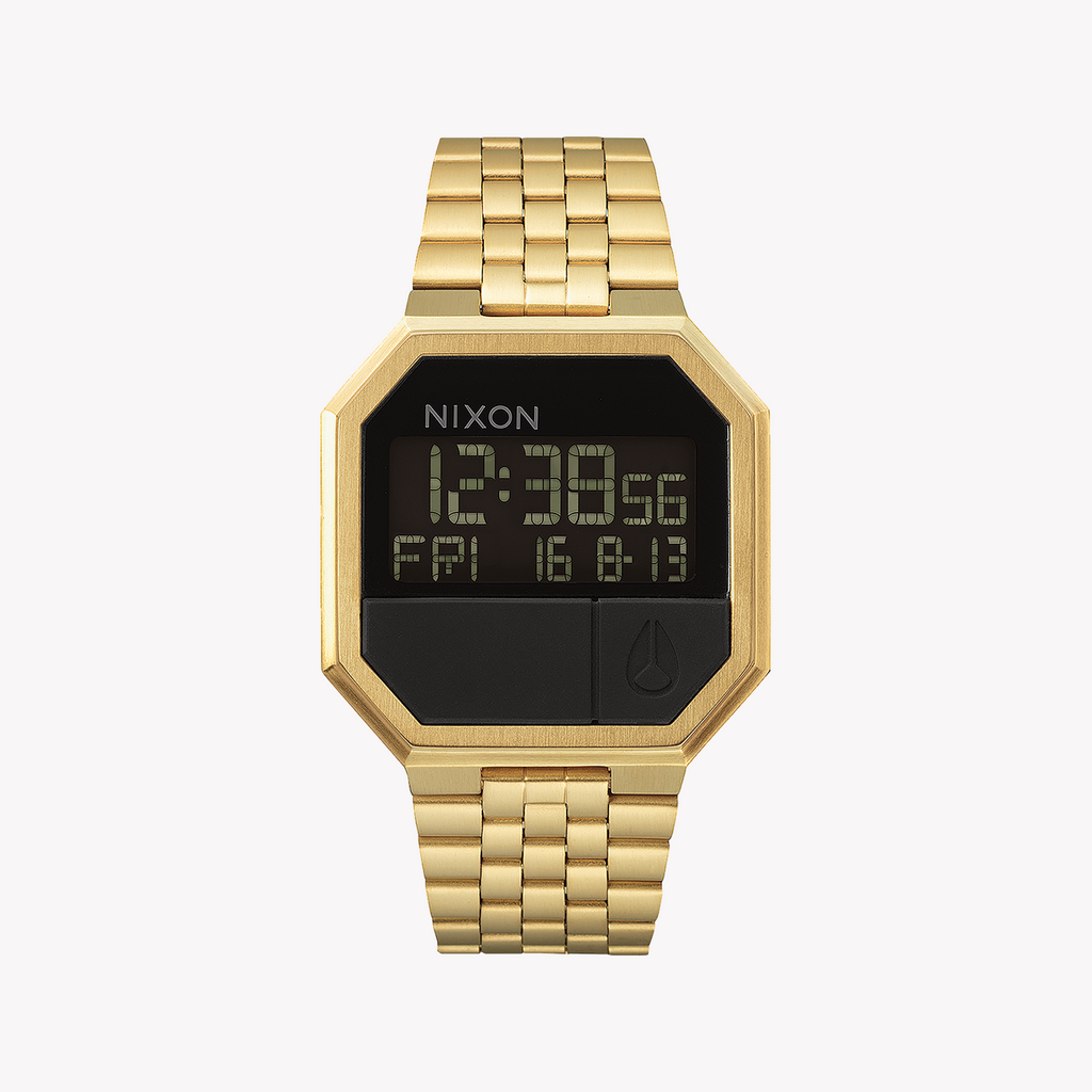 NIXON A158-502 - BOLD ELEGANCE MEN'S WATCH IN GOLD WITH BLACK DIAL