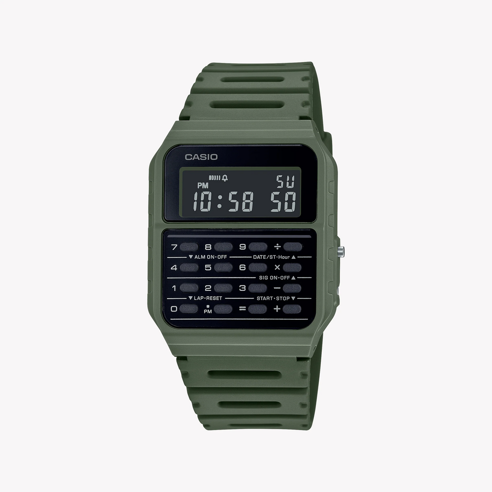 Casio Men's Green Resin Watch, Digital | Ca-53wf-3bdf by i-watch