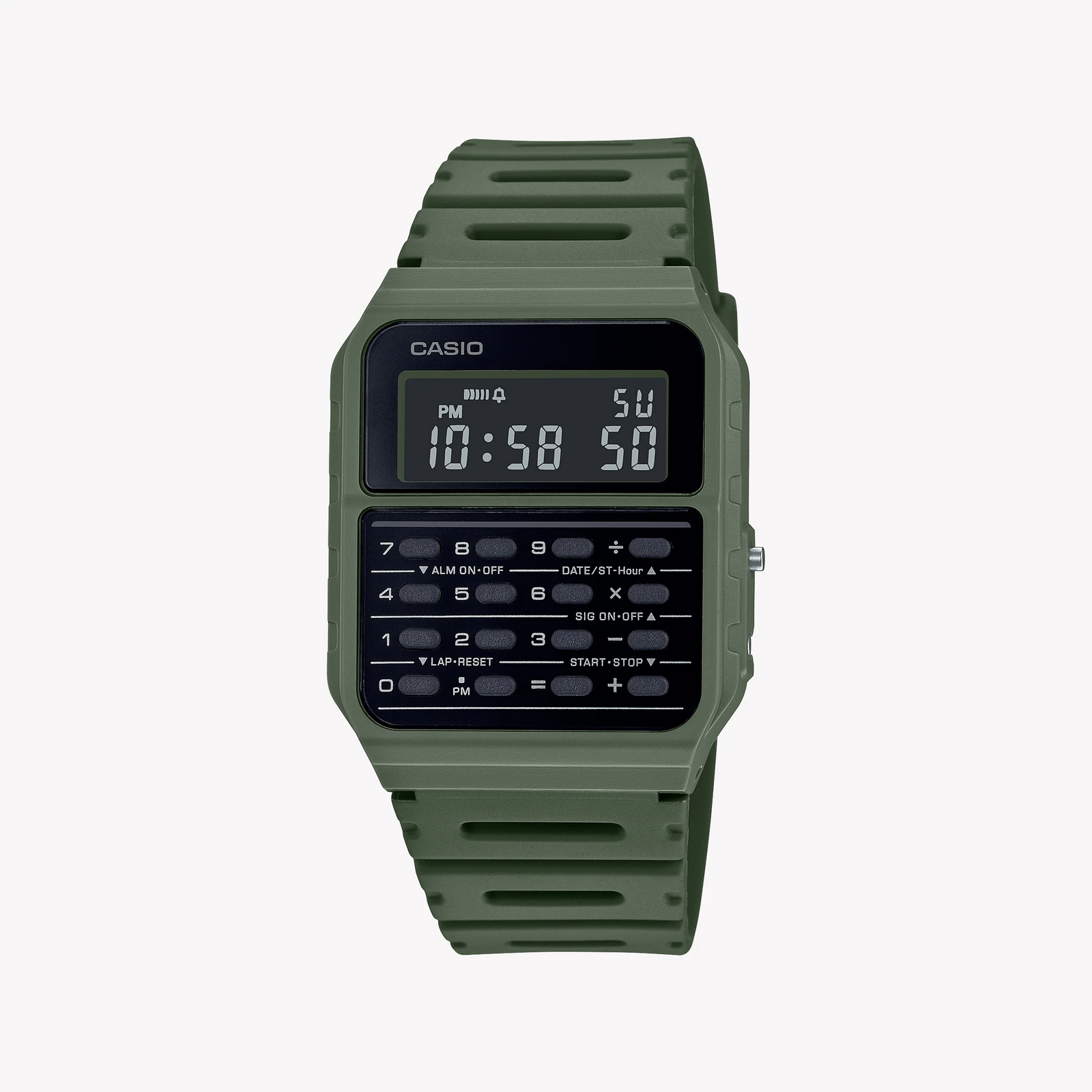 Casio Men's Green Resin Watch, Digital | Ca-53wf-3bdf by i-watch