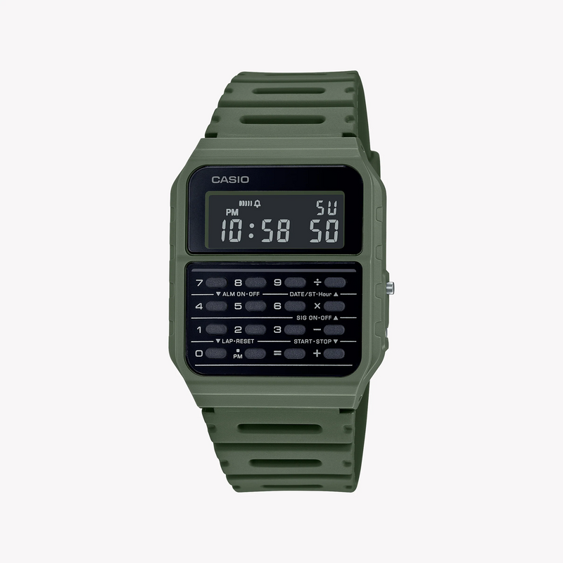 Casio Men's Green Resin Watch, Digital | Ca-53wf-3bdf by i-watch