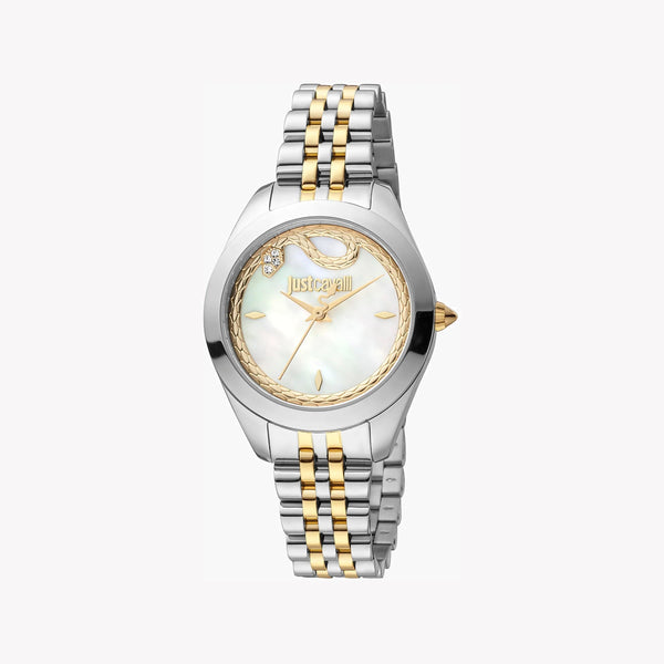 Just Cavalli Women's Silver & Gold Stainless Steel Watch, Silver & Gold Case | Jc1l210m0295 by i-watch