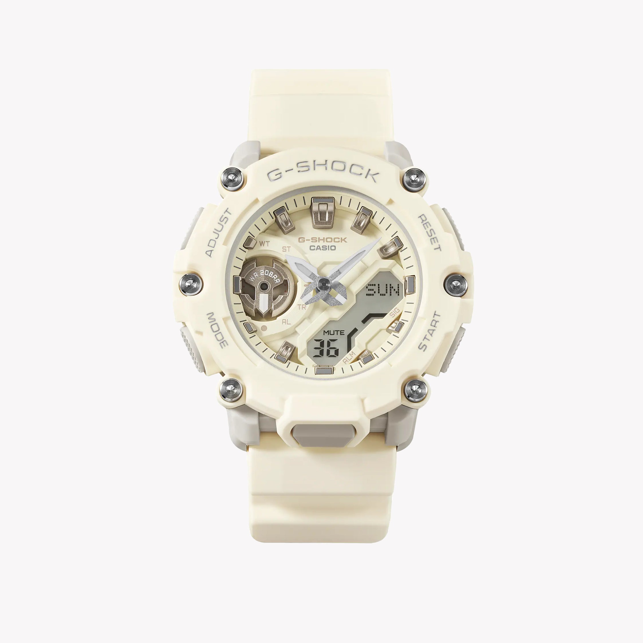 CASIO G-SHOCK GMA-S2200-7ADR - STYLISH ADVENTURER WOMEN'S WATCH IN WHITE RESIN