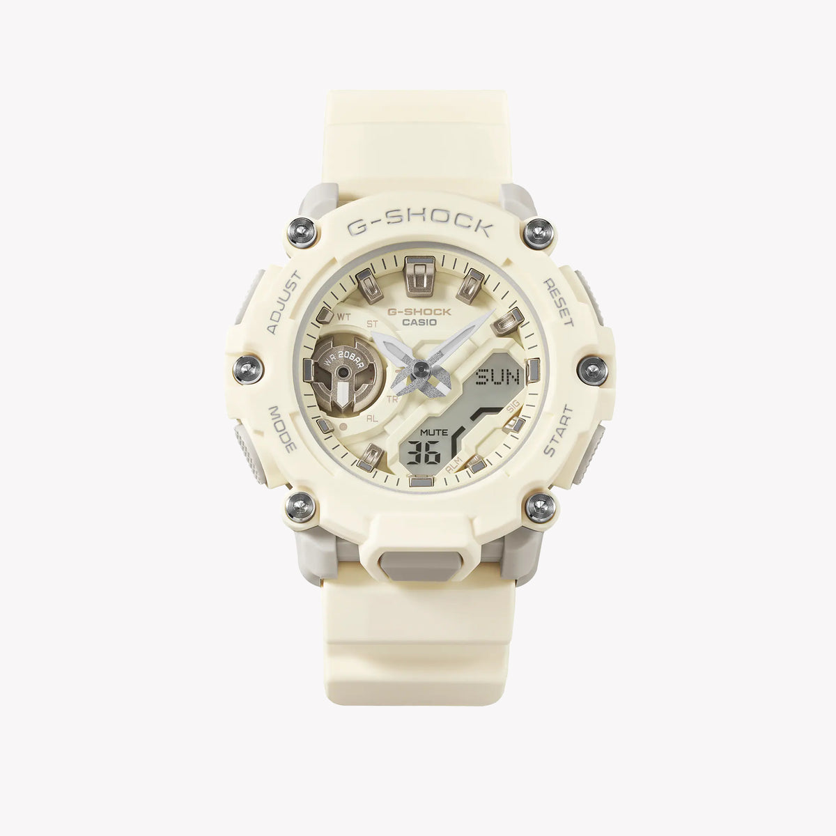 CASIO G-SHOCK GMA-S2200-7ADR - STYLISH ADVENTURER WOMEN'S WATCH IN WHITE RESIN