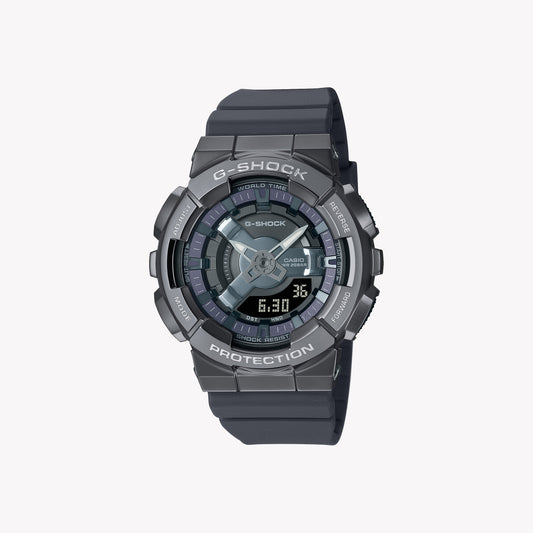 CASIO G-SHOCK GM-S110B-8A 110 COMPACT Schwarze Herrenuhr