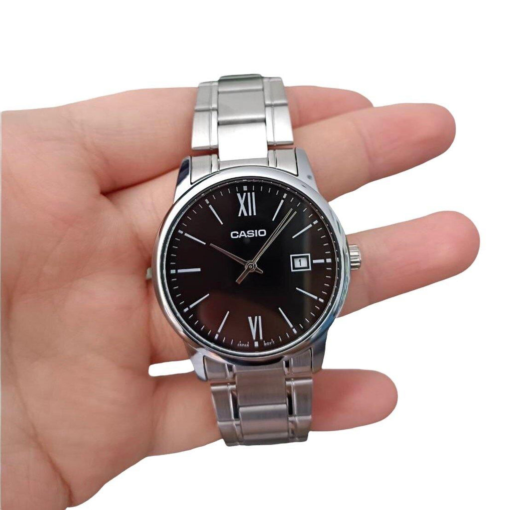 CASIO MTP-V002D-1B3UDF CLASSIC STAINLESS STEEL - TIMELESS ELEGANCE FOR MEN's Watch-i-Watch-5