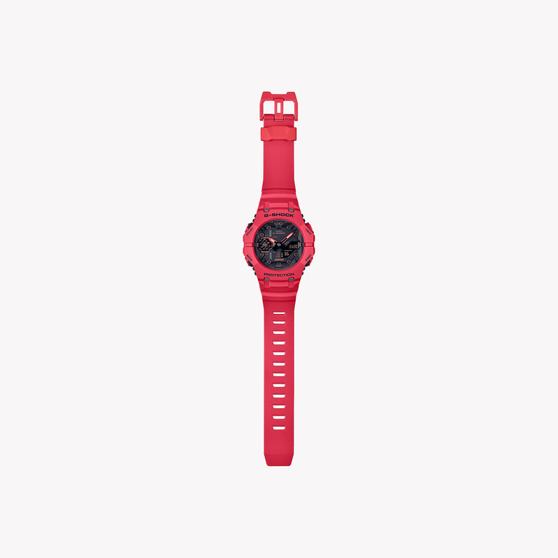 Casio Men's Red Resin Watch, Black Dial | Ga-B001-4aer by i-watch
