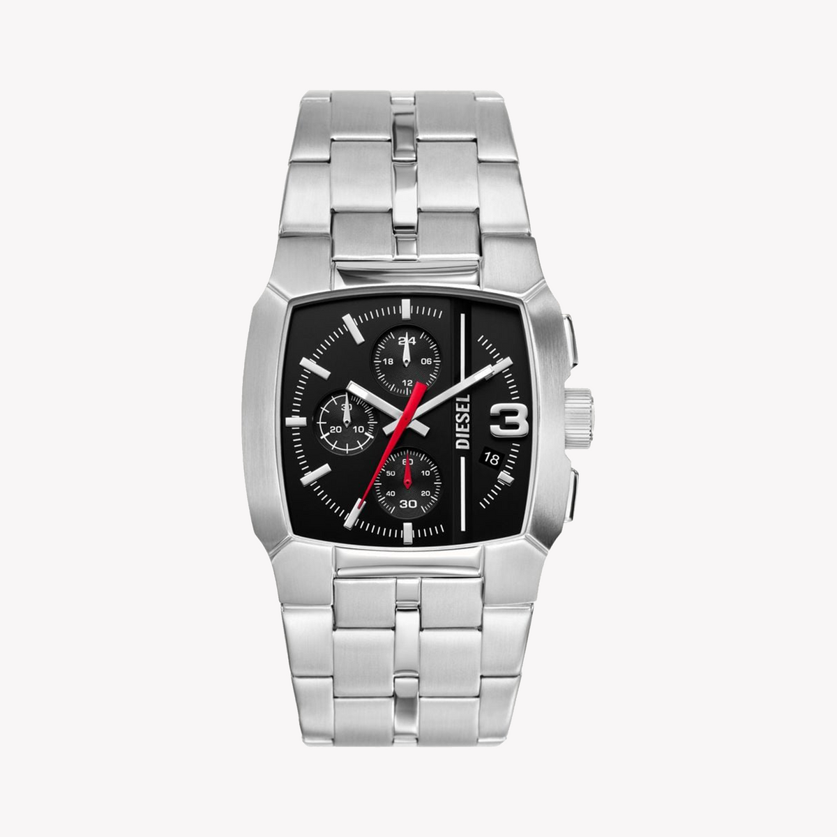 DIESEL Men's Silver Stainless Steel Quartz Watch | DZ4661
