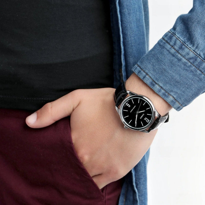 CASIO MTP-V005L-1BUDF CLASSIC ELEGANCE - MEN’S STYLISH LEATHER BAND TIMEPIECE-i-Watch-2