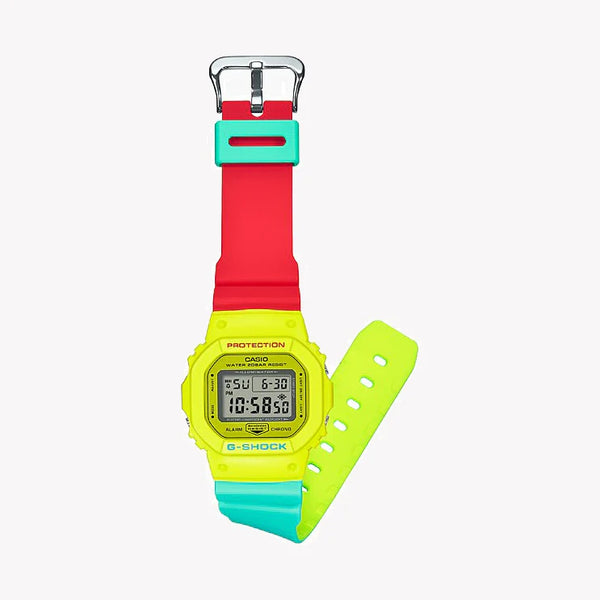 Casio G-Shock Dw-5600cma-9dr Adventure Ready - Bold Yellow & Multi-Color Men's Watch by i-watch