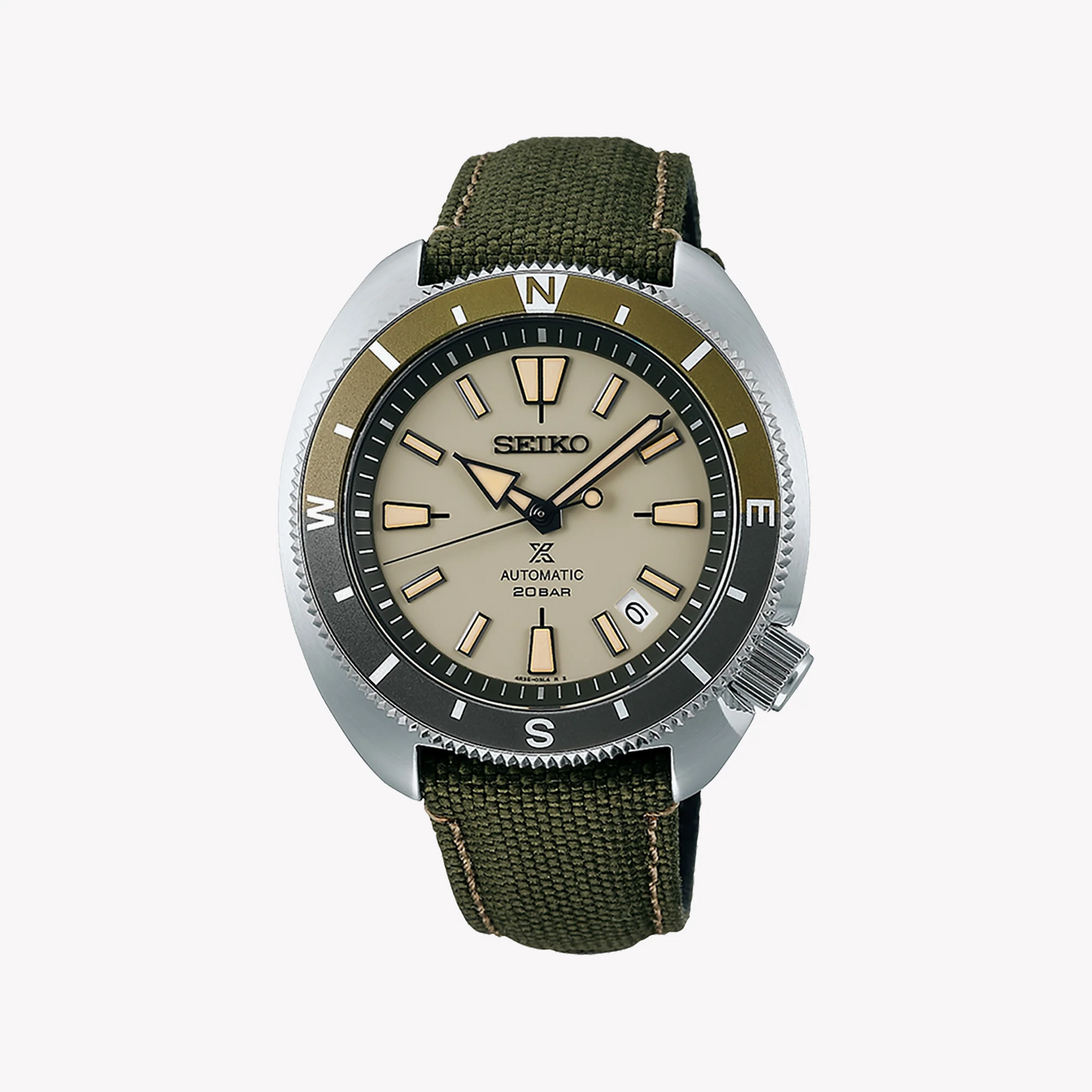 Seiko Prospex Men's Silver Stainless Steel, Green Nylon | Srpg13k1 by i-watch