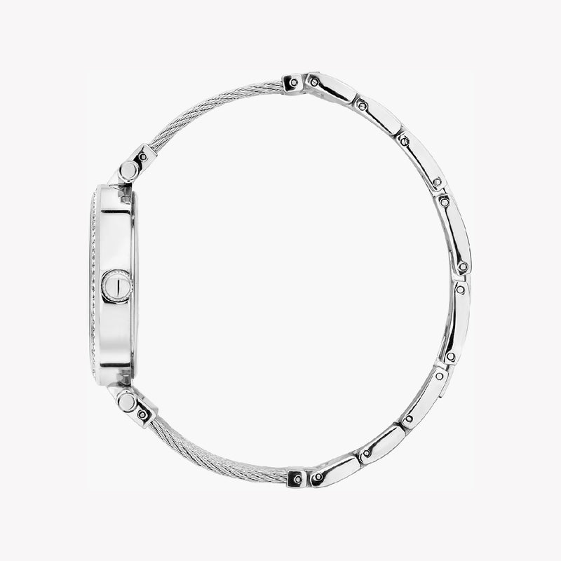 Guess Women's Silver Stainless Steel Watch, Silver Dial | W0638l1 by i-watch