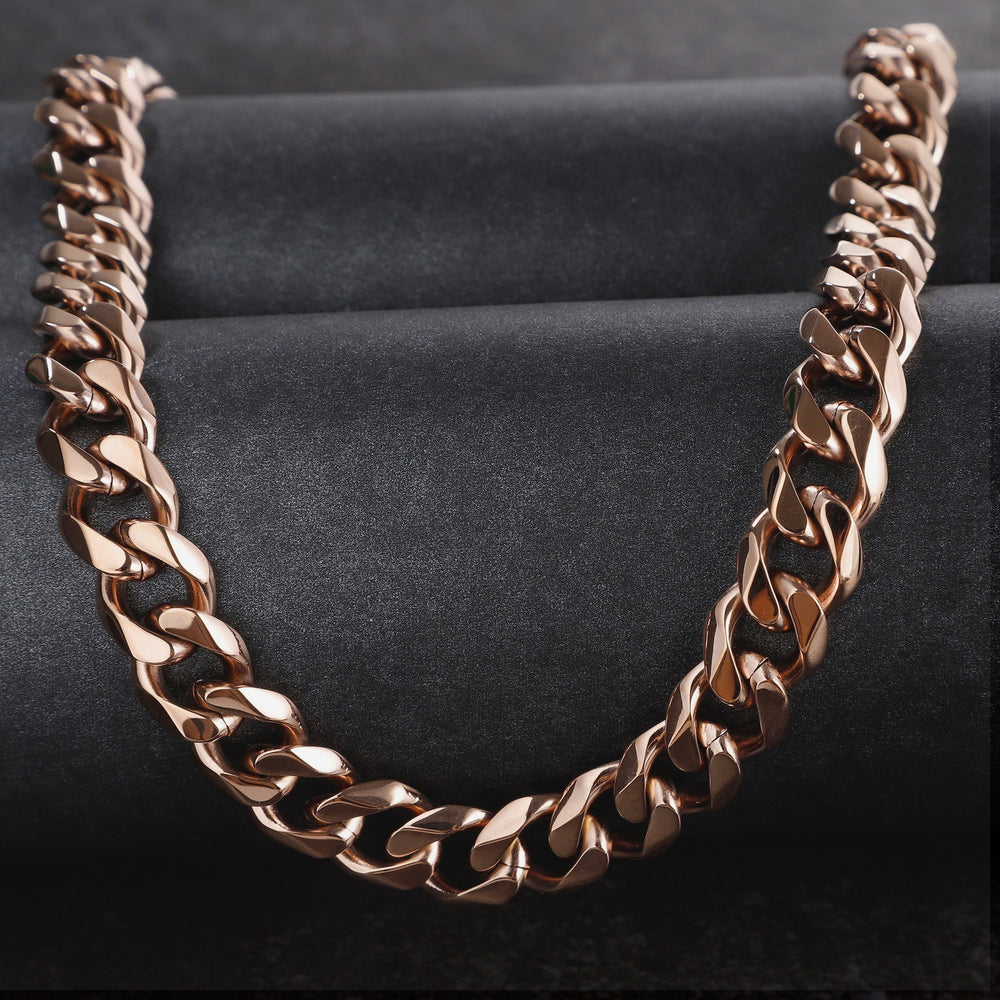 Zink Women's Rose Gold Stainless Steel Necklace | Zfnl009rg by i-watch