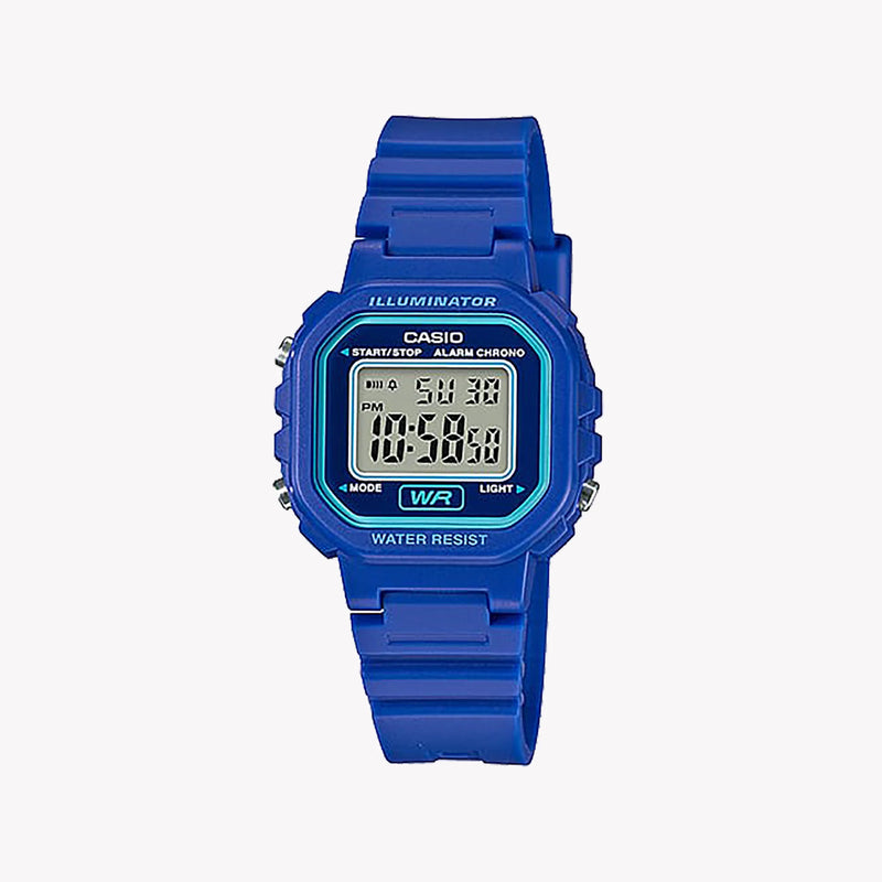 Casio Women's Blue Plastic Watch, Digital Display | La-20wh-2aef by i-watch