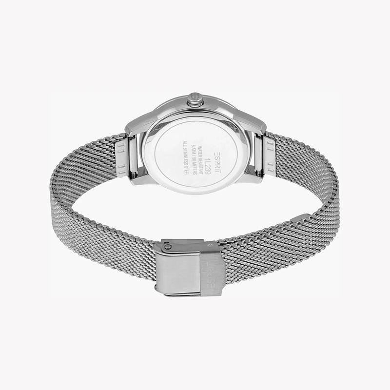 Esprit Women's Silver Stainless Steel Watch, Silver Dial | Es1l192m0025 by i-watch
