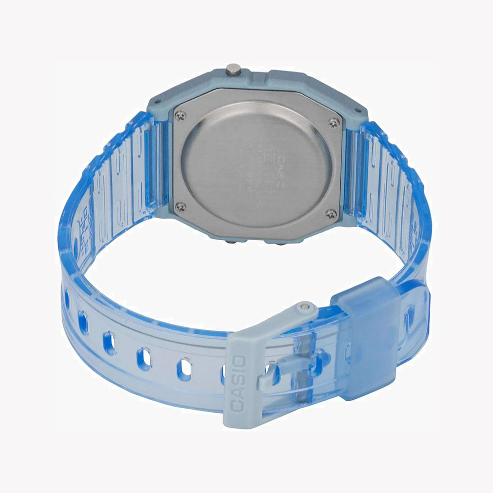 Casio Unisex Blue Resin Watch, Digital Display | F-91ws-2 by i-watch