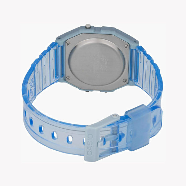 Casio Unisex Blue Resin Watch, Digital Display | F-91ws-2 by i-watch