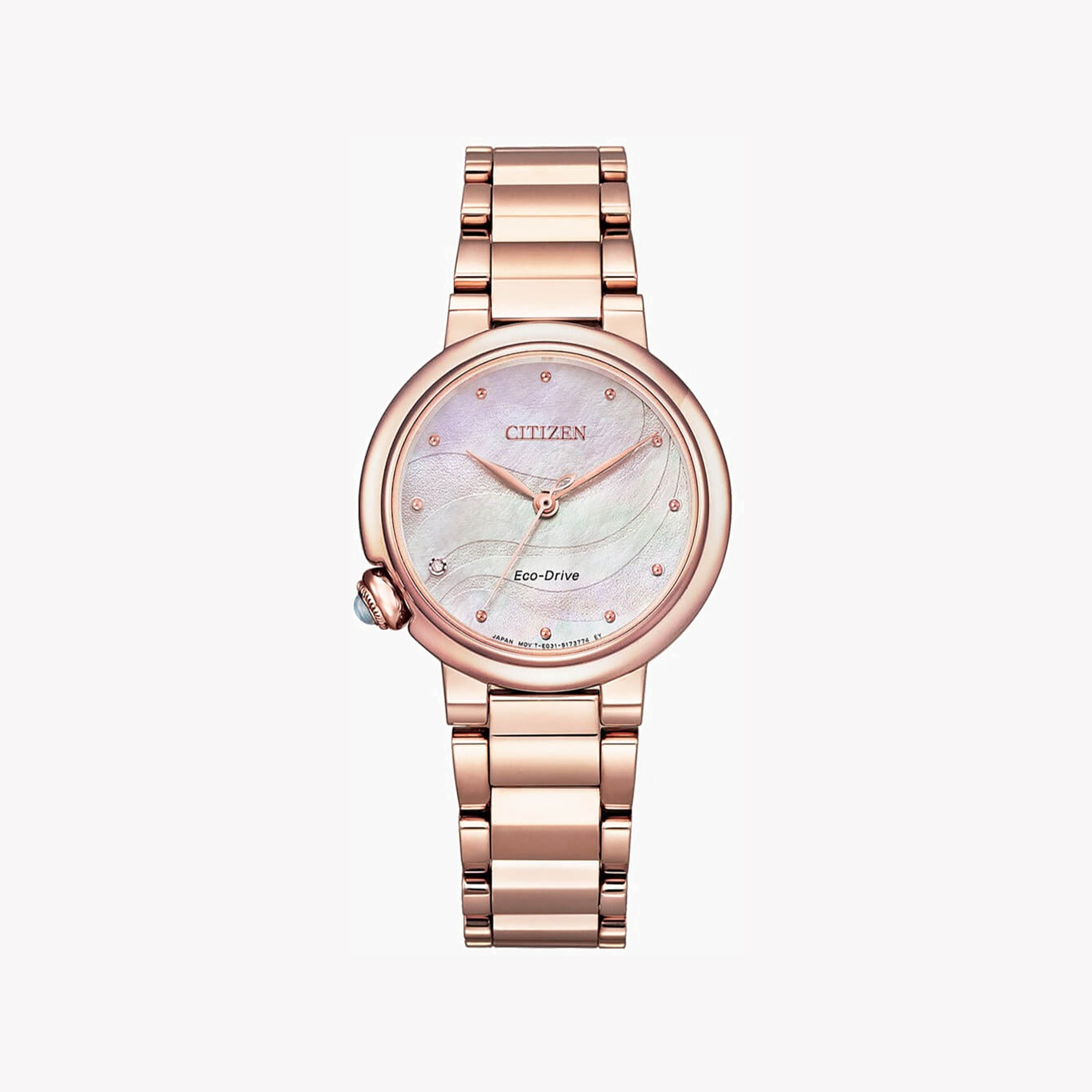 CITIZEN EM0912-84Y ROSE GOLD CHARMING TIMEPIECE - ELEGANCE MEETS FUNCTIONALITY