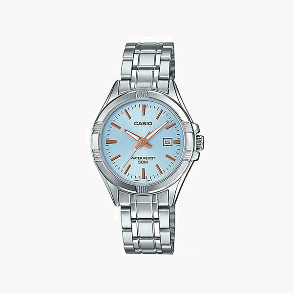 CASIO Women's Watch with Silver Stainless Steel Case and Silver Stainless Steel Band-i-Watch-3