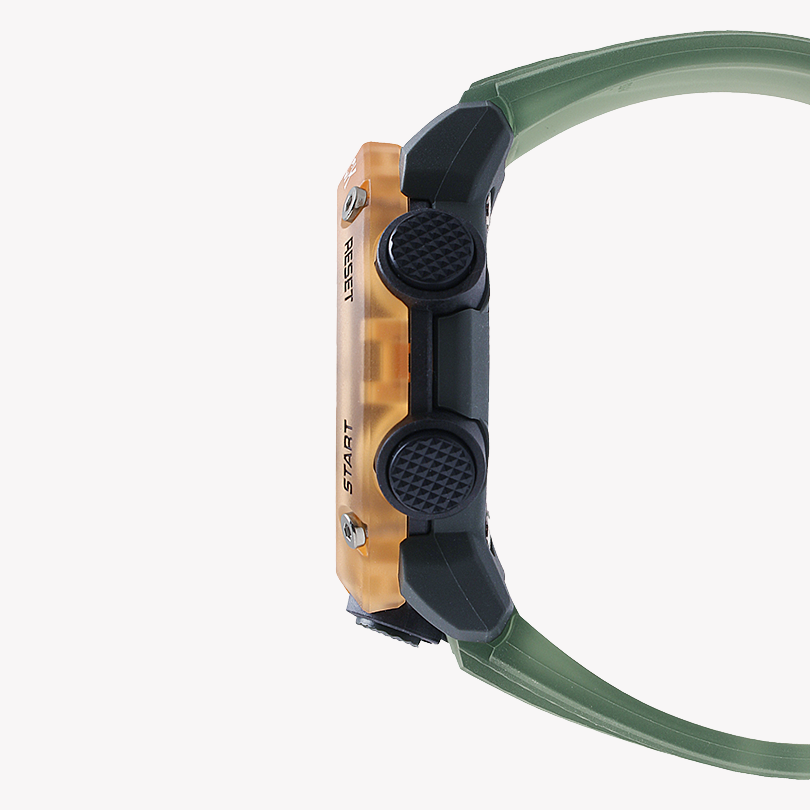 CASIO G-SHOCK GA-2000HC-3ADR ADVENTURE FUSION - MEN'S ROSE GOLD & GREEN RESIN WATCH-i-Watch-3