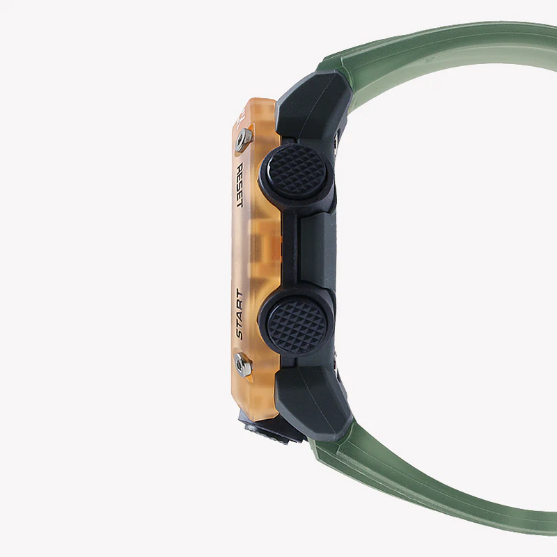 Casio G-Shock Ga-2000hc-3adr Adventure Fusion - Men's Rose Gold & Green Resin Watch by i-watch