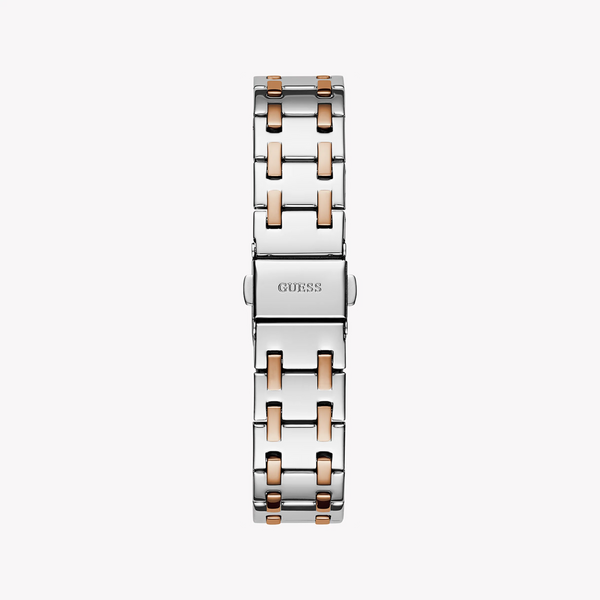 Guess Women's Silver/Rose Gold Watch, White Dial | Gw0770l5 by i-watch
