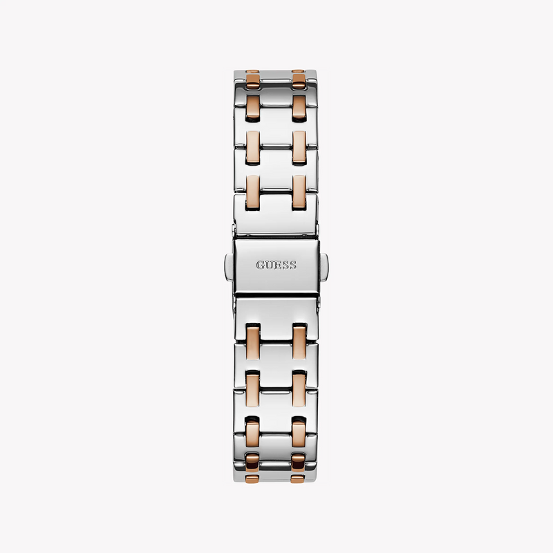 Guess Women's Silver/Rose Gold Watch, White Dial | Gw0770l5 by i-watch