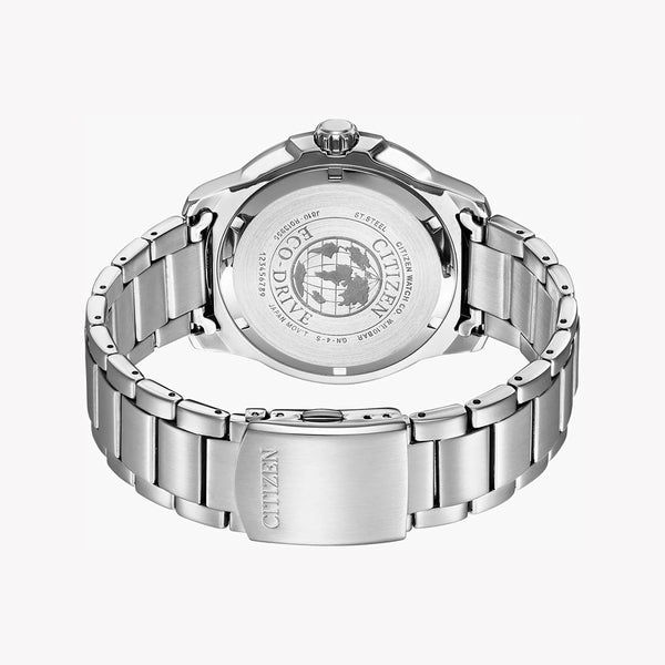 Dynamic Precision Men's Silver Stainless Steel Watch, Blue Dial | Aw1525-81l by i-watch