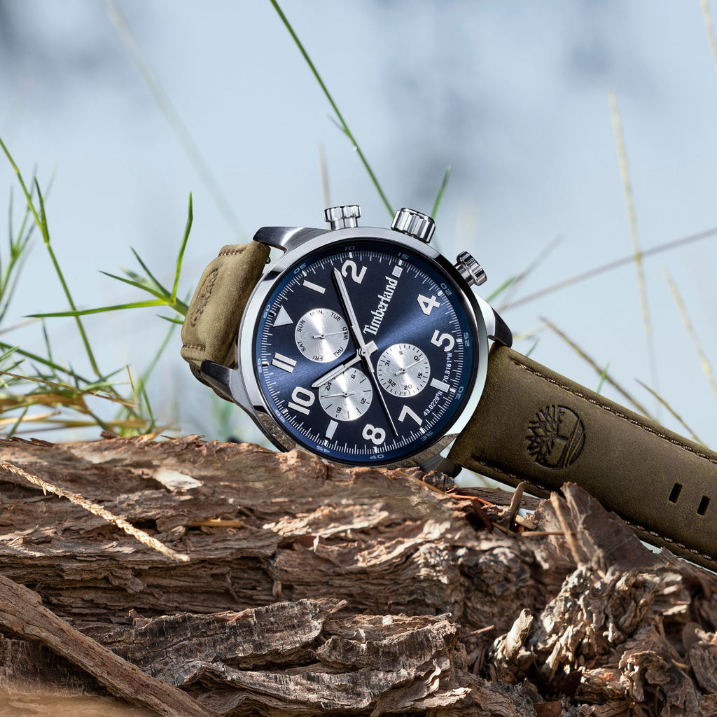 TIMBERLAND TDWGF0009501 RUGGED ELEGANCE - MEN'S LEATHER & STEEL TIMEPIECE-i-Watch-5