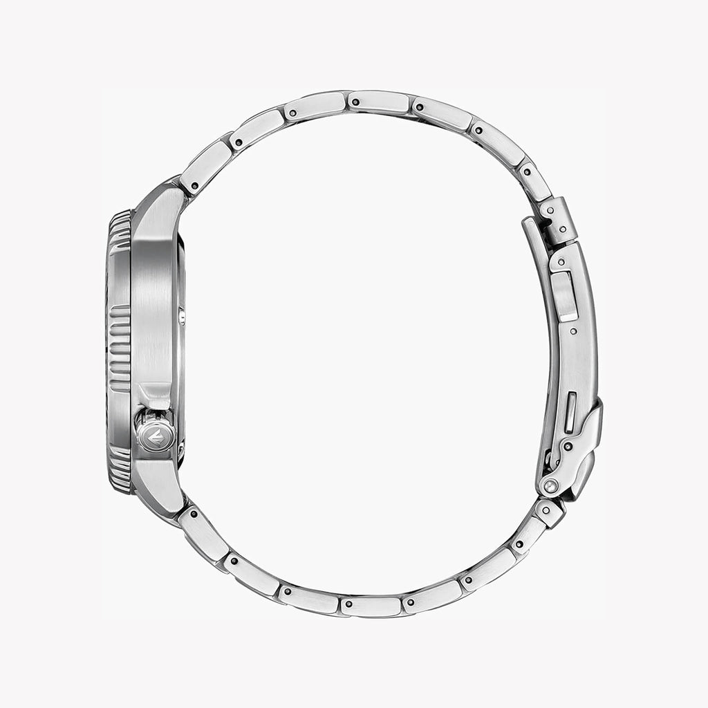 CITIZEN BN0165-55L RUGGED ELEGANCE - MEN'S DIVER WATCH WITH LIGHT BLUE DIAL & STAINLESS STEEL BAND-i-Watch-3