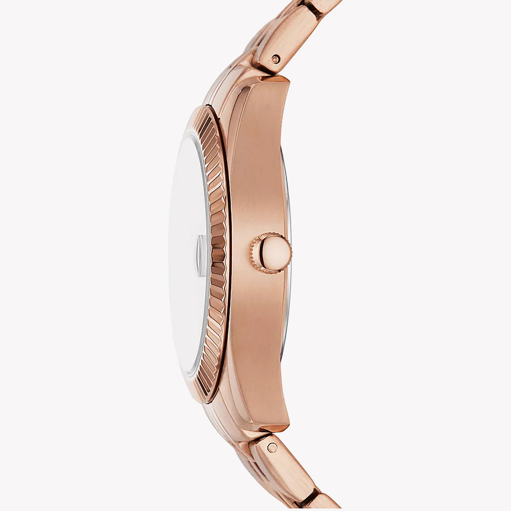 FOSSIL ES5324 ELEGANT TIMEPIECE - ROSE GOLD STAINLESS STEEL WITH BROWN DIAL-i-Watch-4