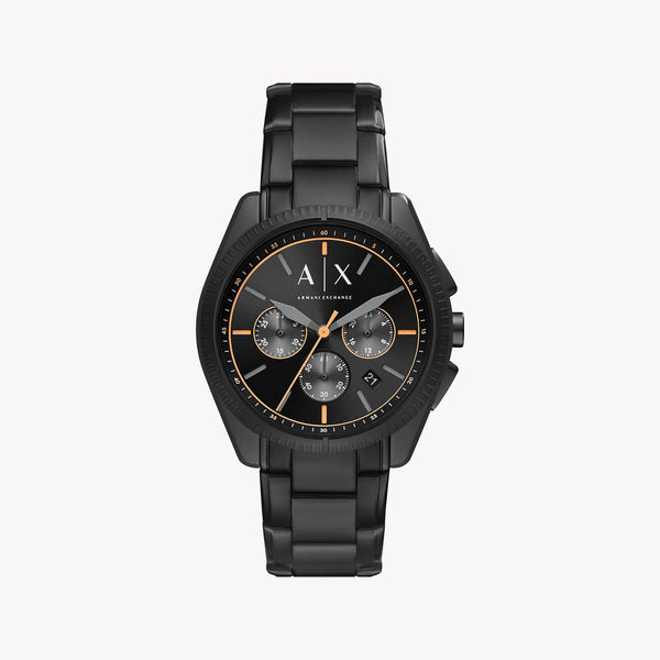 Armani Exchange Men's Black Stainless Steel Watch, Black Dial | Ax2852