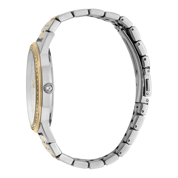 Just Cavalli Women's Silver & Gold Stainless Steel Watch, Silver Case | Jc1l094m0085 by i-watch